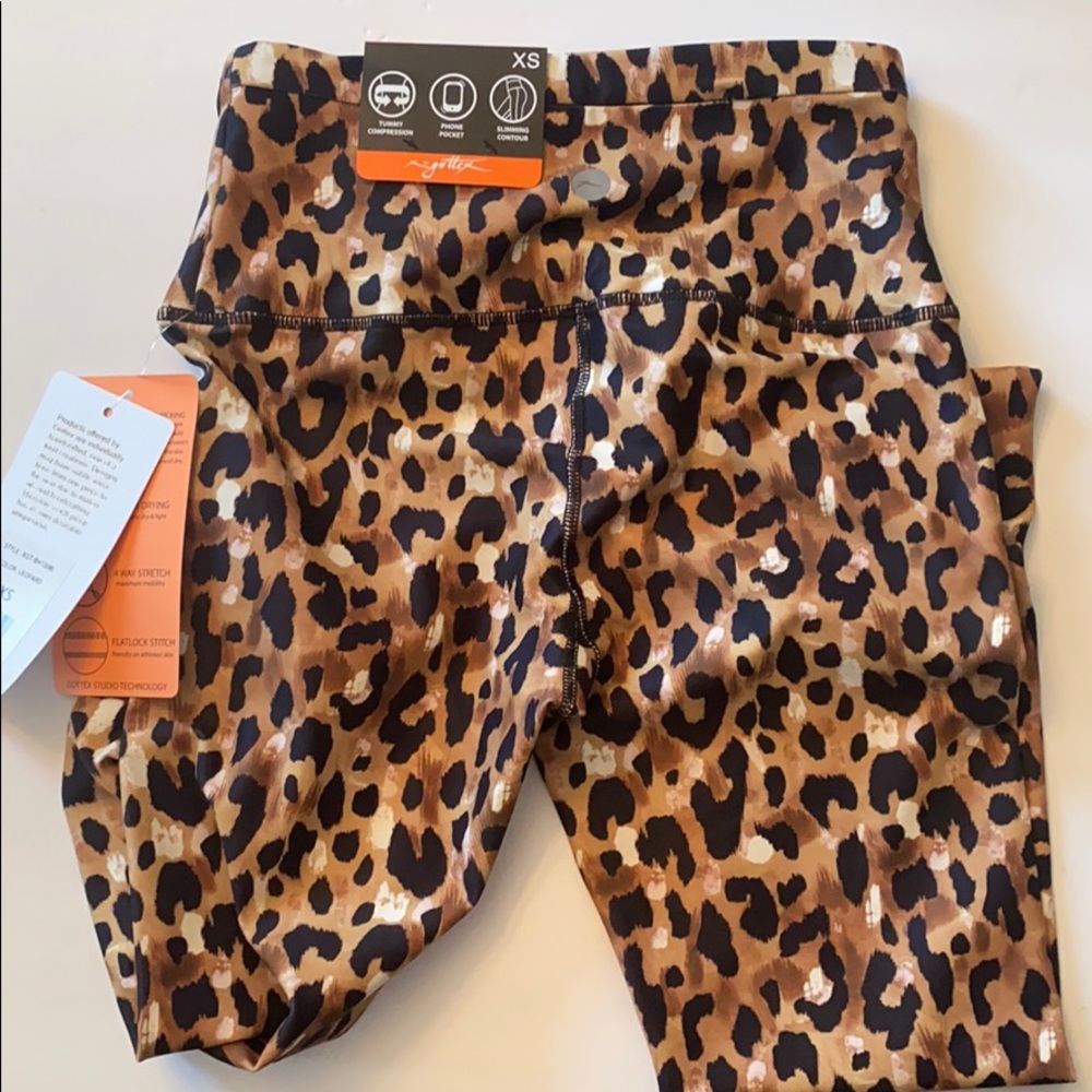Gottex leopard leggings